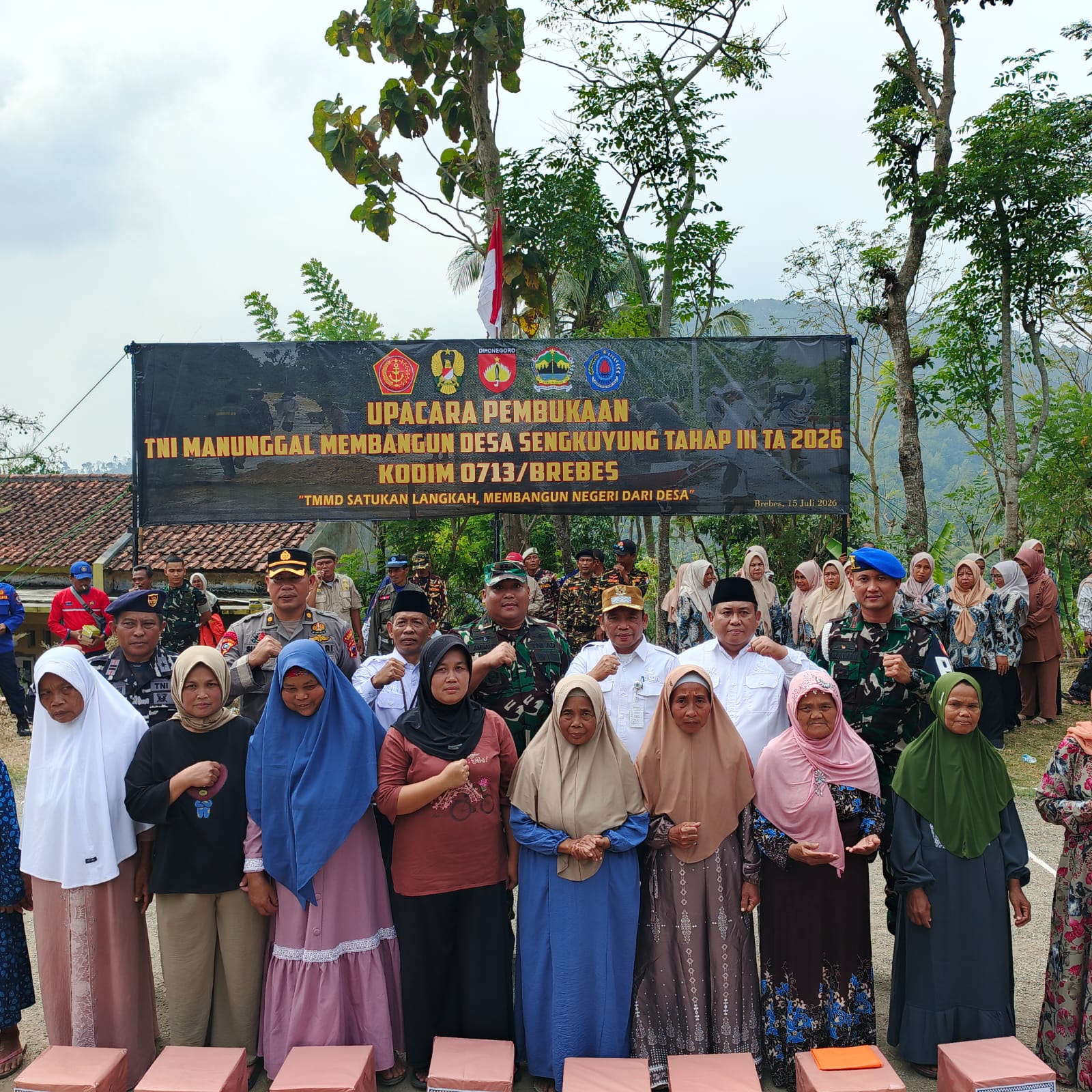 TMMD Hadir di Telaga, Percepat Pembangunan demi Kesejahteraan Warga